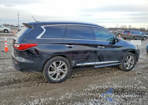 2013 Infiniti Jx35 z USA, uszkodzony, nr VIN 5N1AL0MM0DC343190